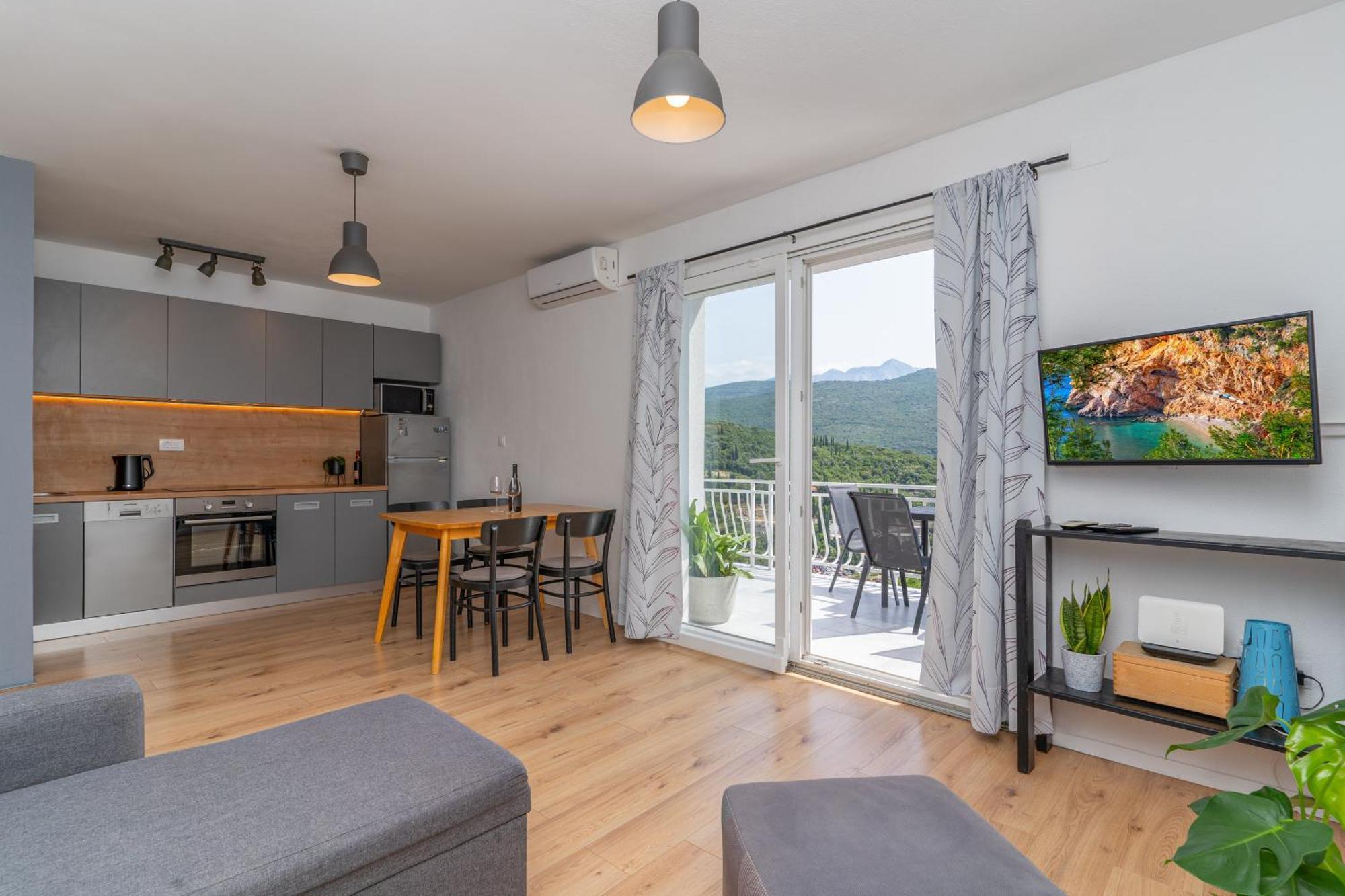 Apartment Konak Molunat Exteriér fotografie
